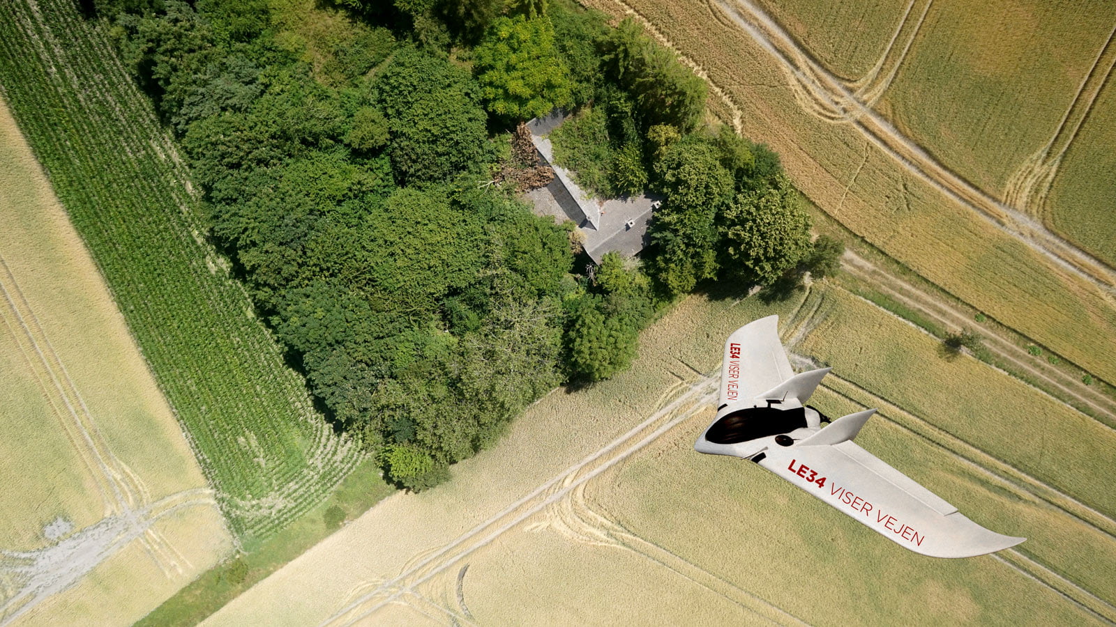LE34 opmåling med drone landbrug og gods