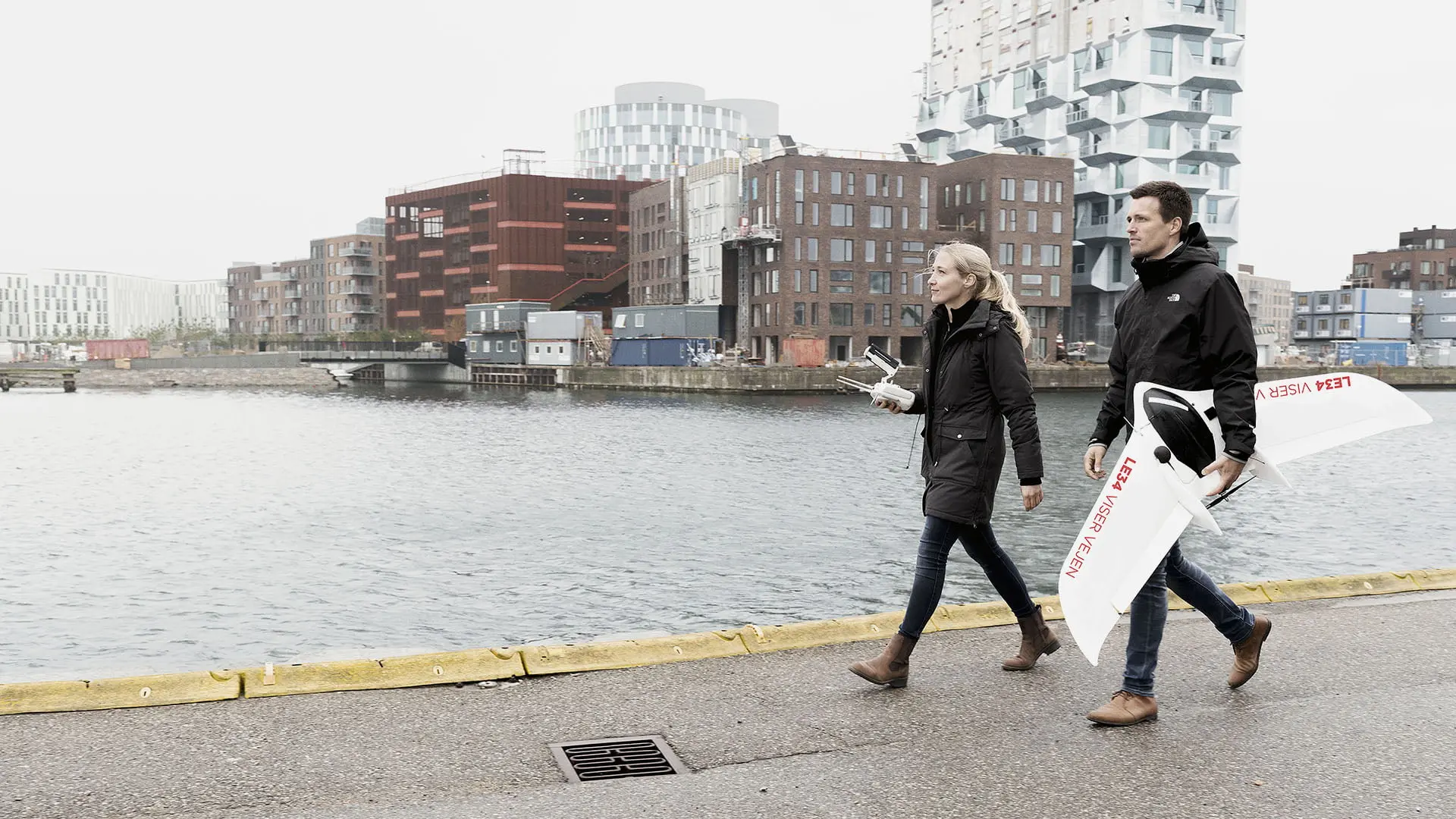 LE34 landinspektør Aalborg Østre Havn drone byudvikling