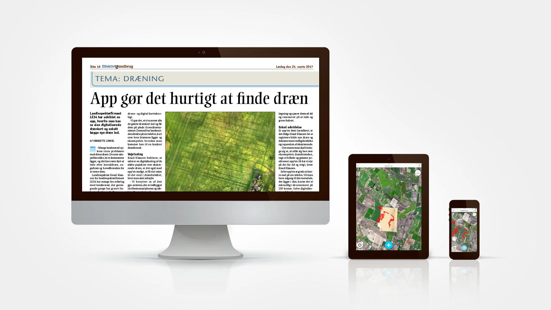 LE34 landinspektør Klitgaard Agro Landbrugets kortservice